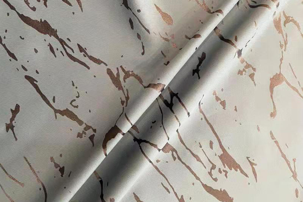 滌氨雙面布燙金 76%滌綸+24%氨綸